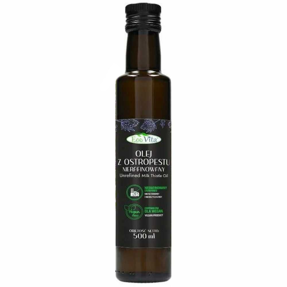 Olej z Ostropestu Tłoczony na Zimno Nierafinowany 500 ml - Eoovita