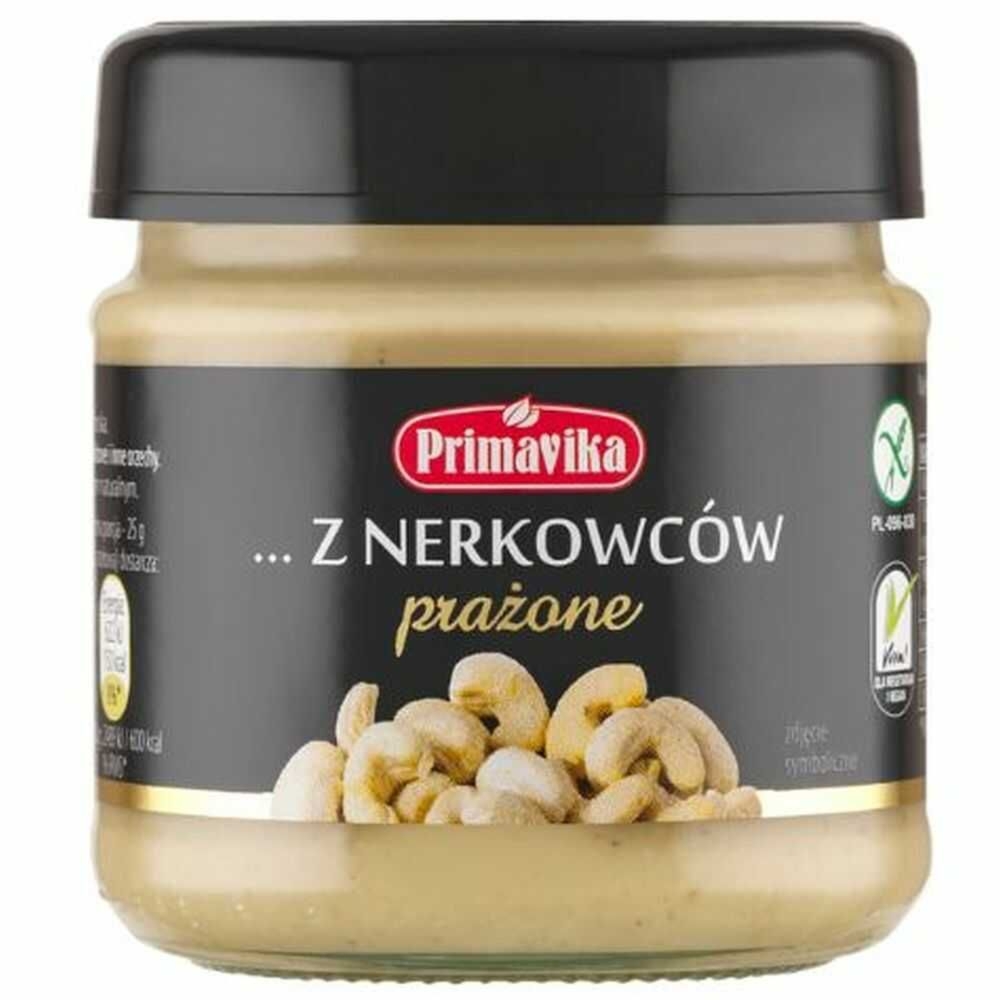 Pasta z Prażonych Orzechów Nerkowca 185 g - Primavika