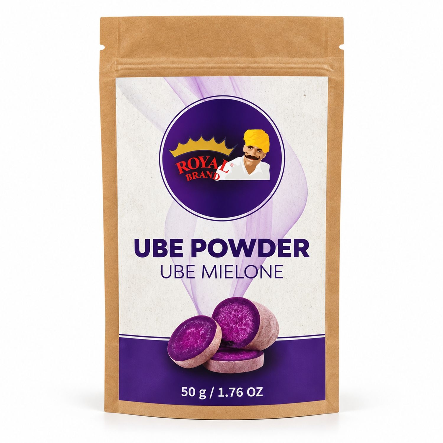 Ube Mielone Proszek z Fioletowego Pochrzynu 50 g - Royal Brand