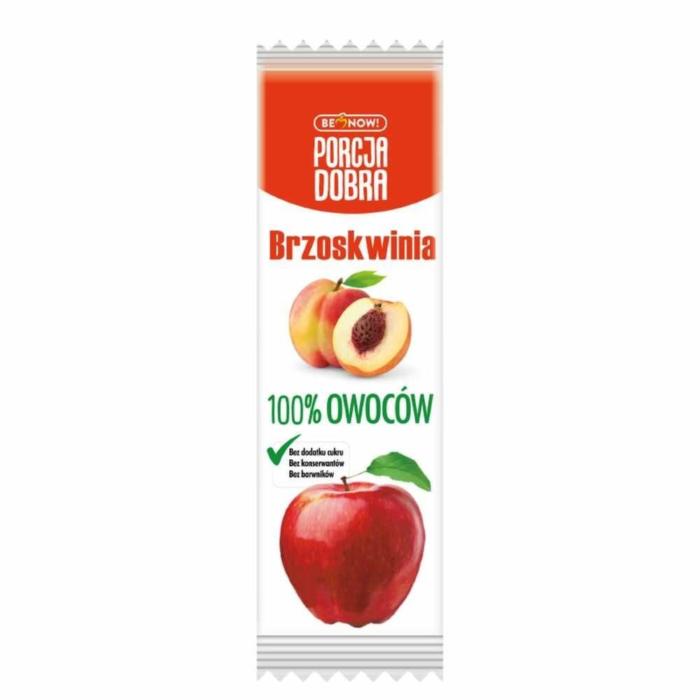 Przekąska Jabłko i Brzoskwinia Bez Dodatku Cukru 16 g - Porcja Dobra