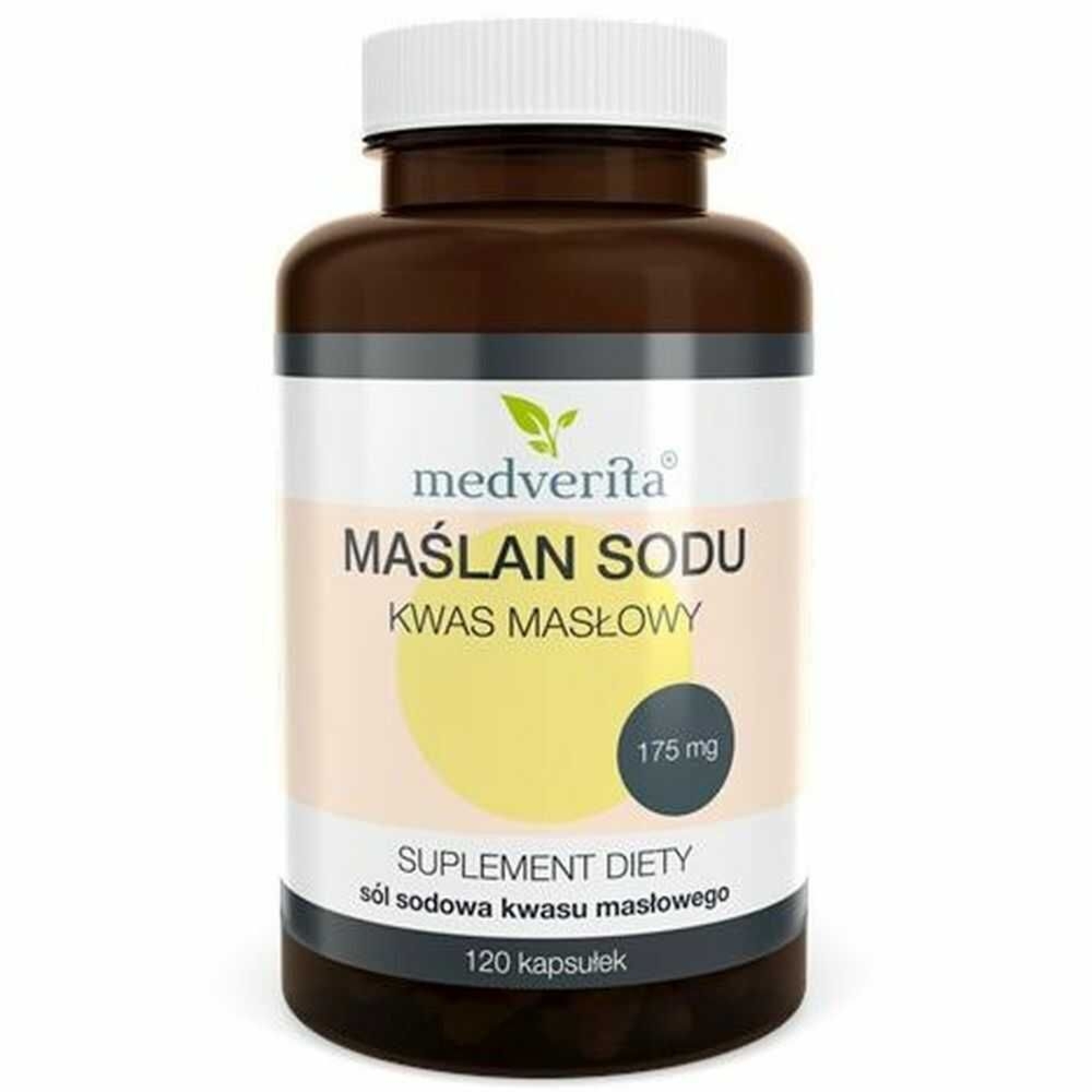 Maślan Sodu 120 Kapsułek - Medverita