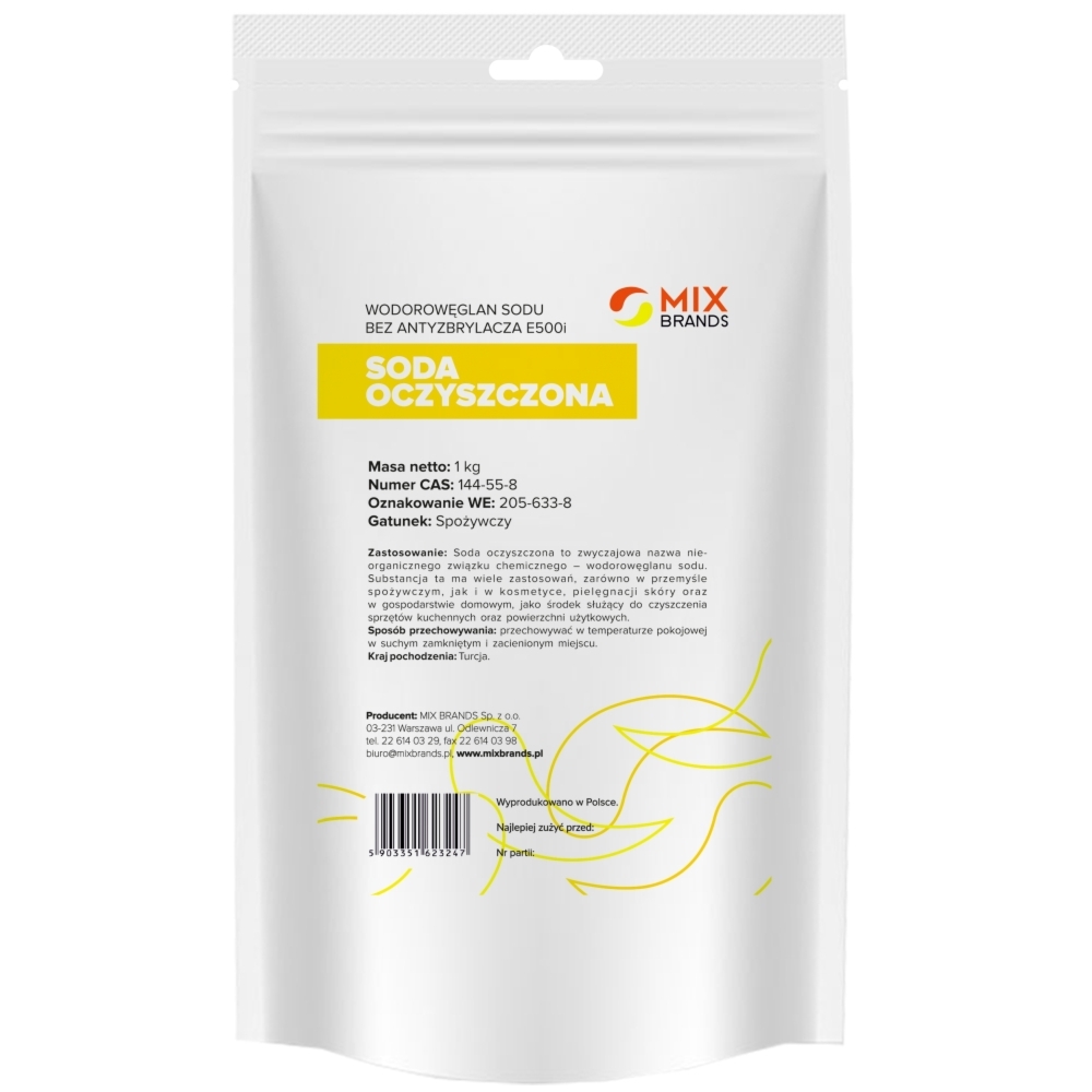 Soda Oczyszczona 1 kg - Big Nature