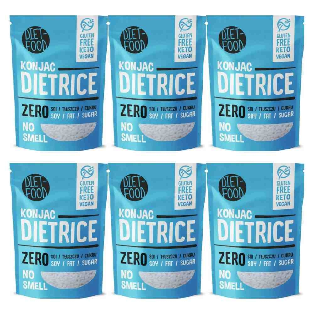 6 x Makaron Konjac Rice 370 g (200 g) - Diet Food