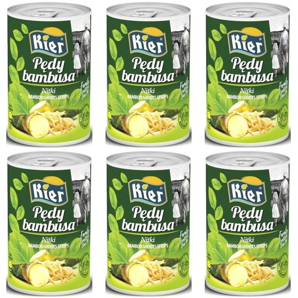 6 x Pędy Bambusa 400 g (200 g) - Kier
