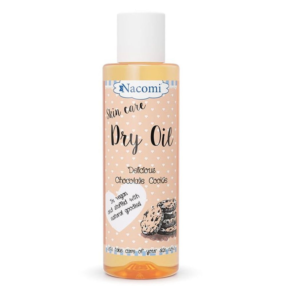 Suchy Olejek do Ciała Pyszne Czekoladowe Ciasteczko 150 ml - Nacomi