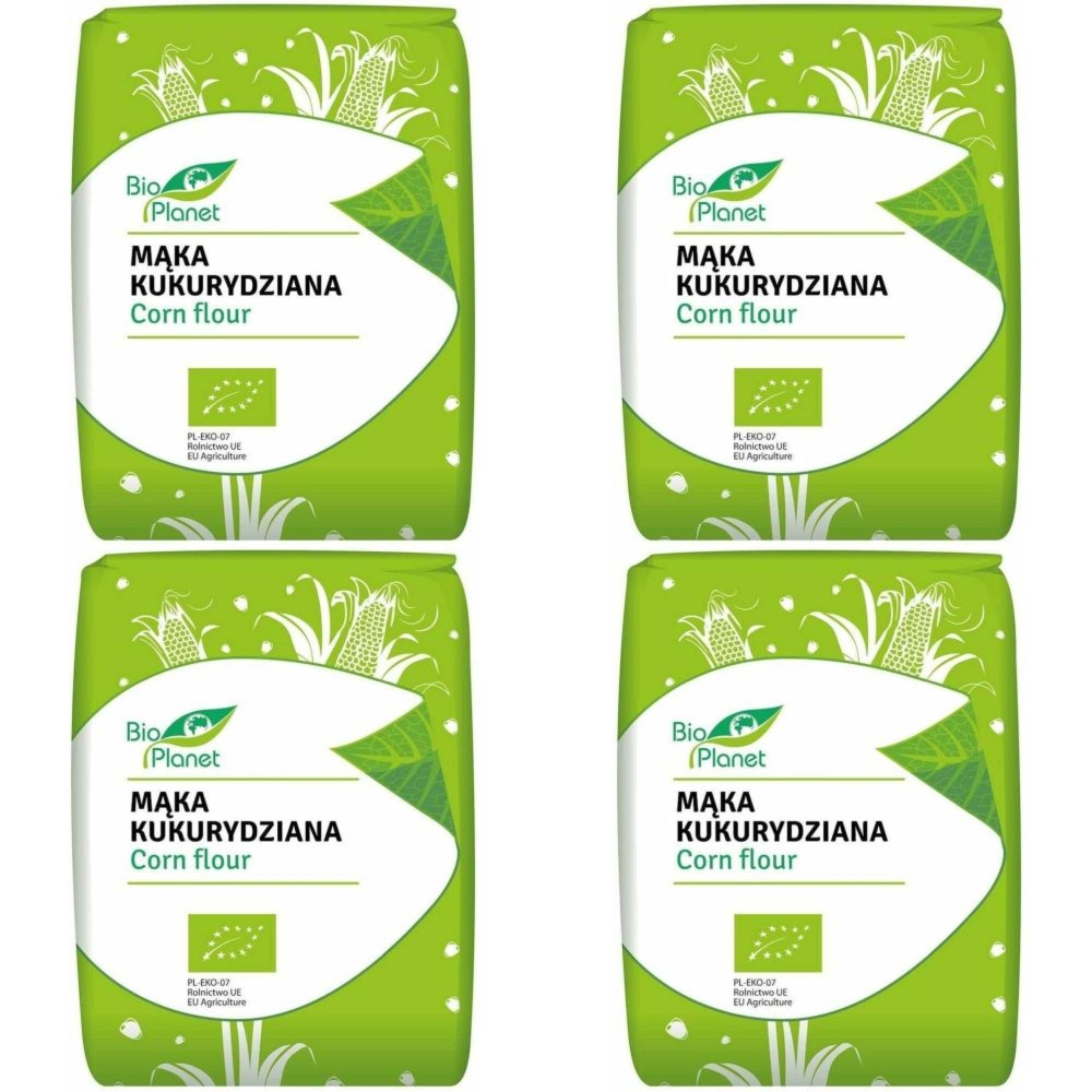 4 x Mąka Kukurydziana Bio 1 kg - Bio Planet