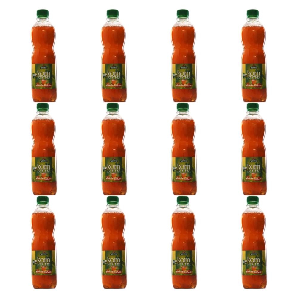 12 x Kombucha Herbata Zielona Bio 500 ml - Biolinie