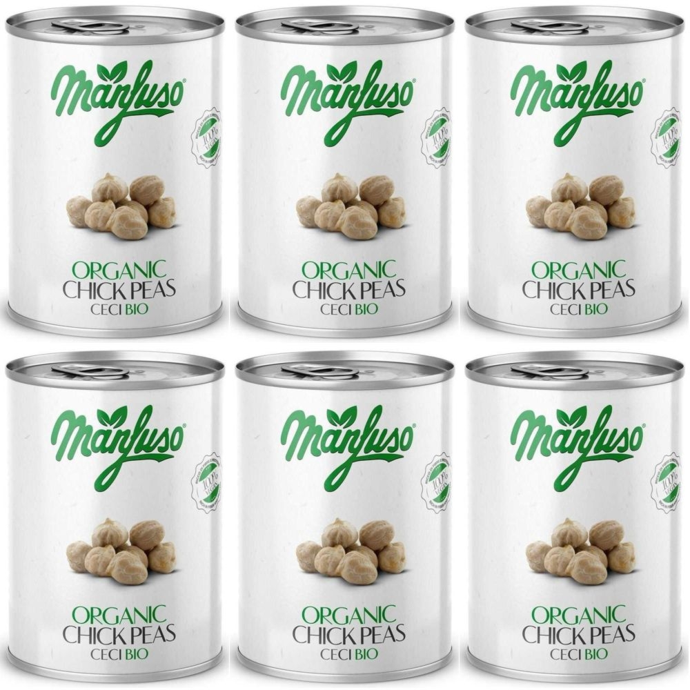 6 x Ciecierzyca w Zalewie Bio 400 g (240 g) - Manfuso