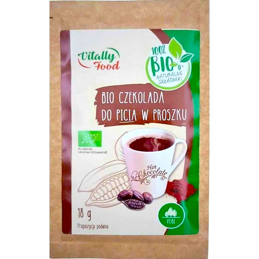 Bio Czekolada do Picia w Proszku 18 g - Wodzisław