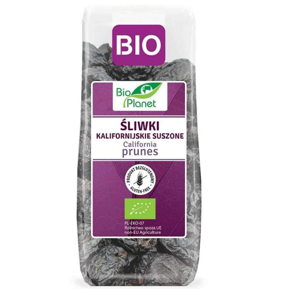 Śliwki Kalifornijskie Bez Pestek Suszone Bezglutenowe Bio 200 g - Bio Planet
