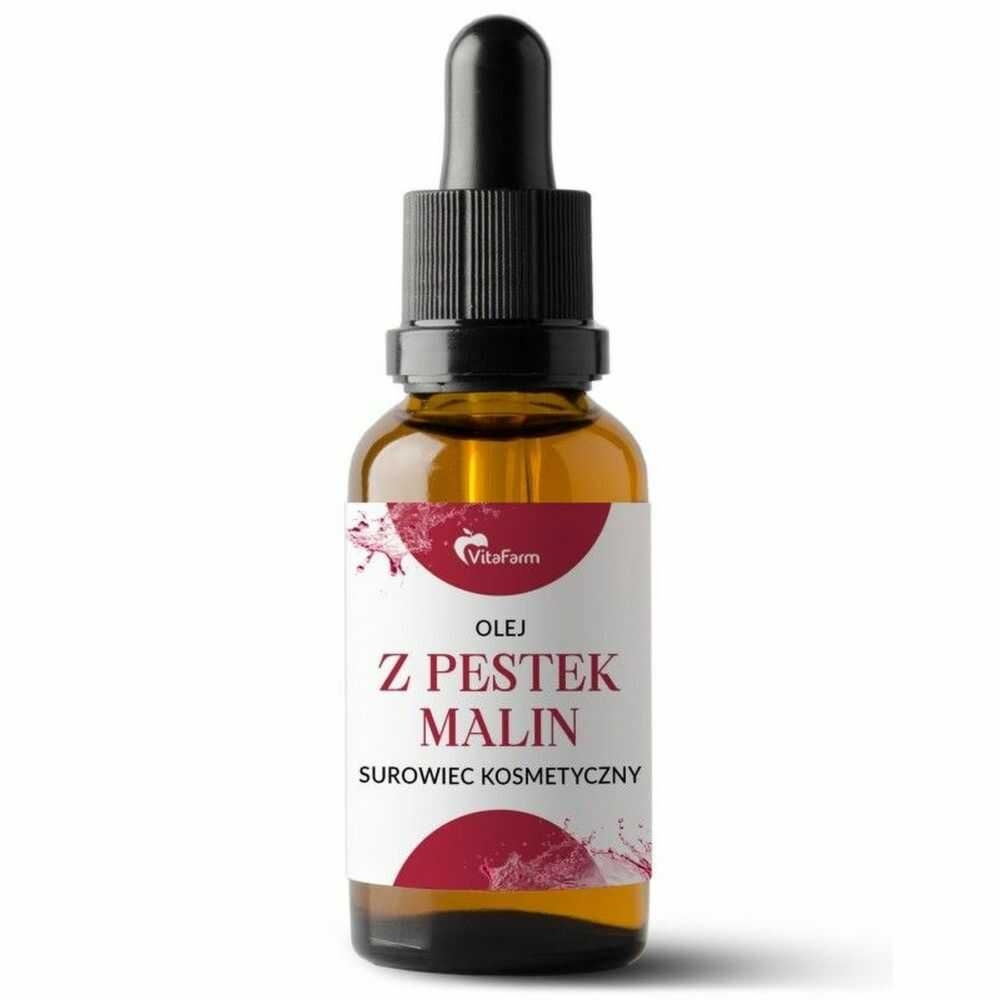 Olej z Pestek Malin Nierafinowany Tłoczony na Zimno 50 ml - Vitafarm