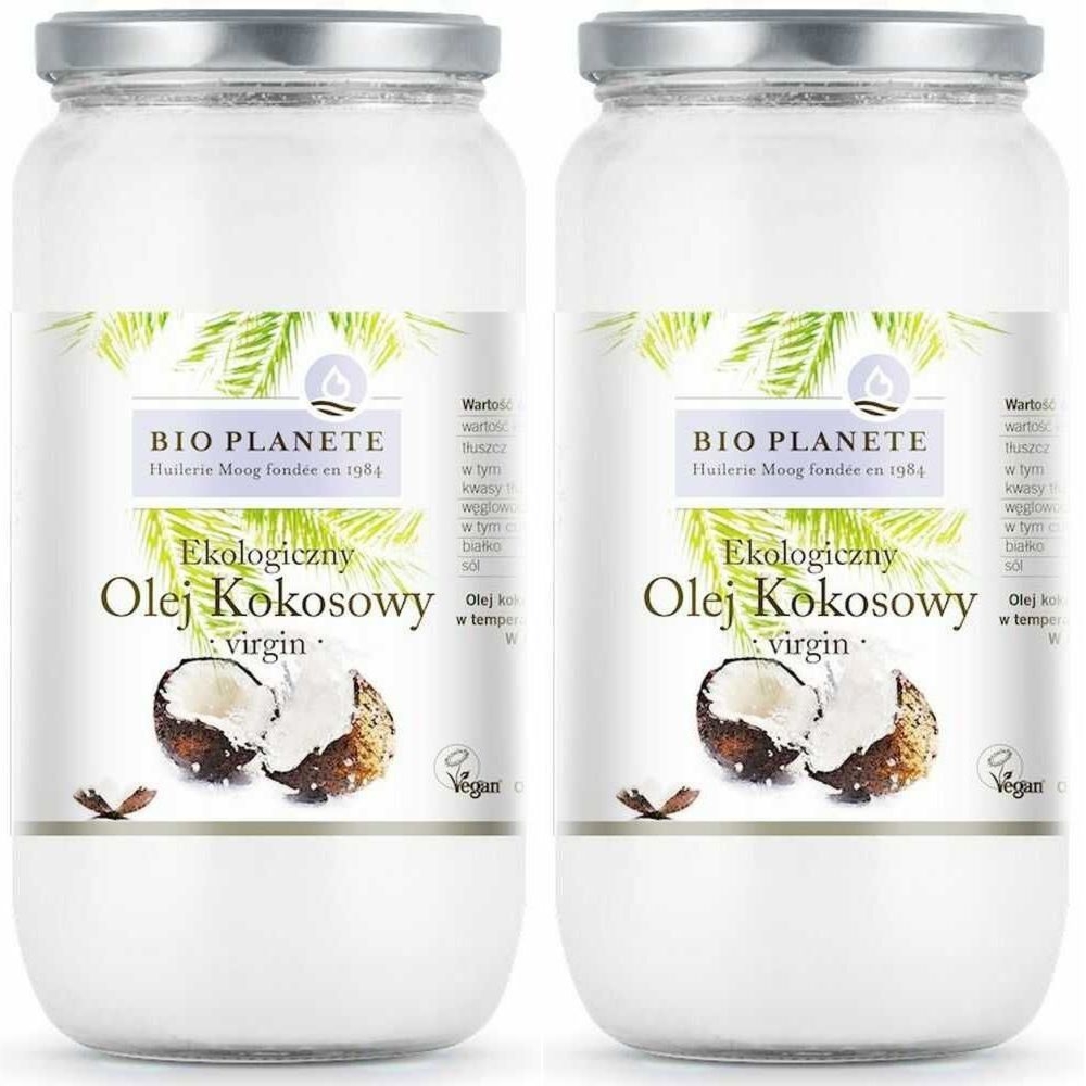 2 x Olej Kokosowy Virgin Bio 950 ml - Bio Planete