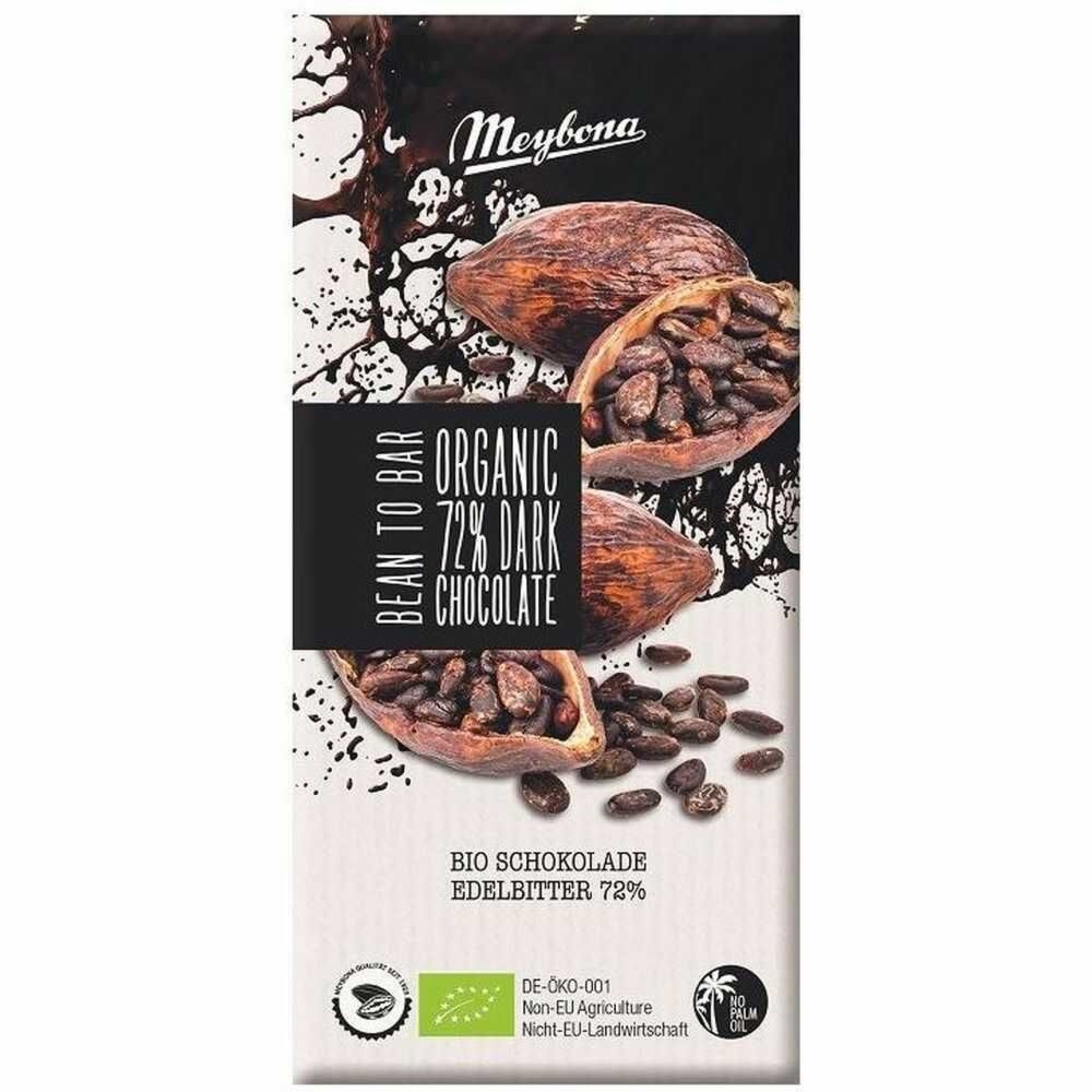 Czekolada Gorzka 72% Bio 100 g - Meybona