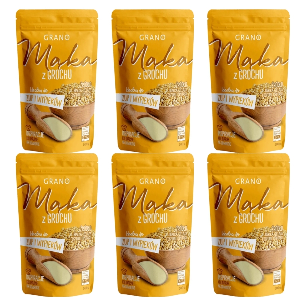 6 x Mąka Grochowa 500 g - Grano