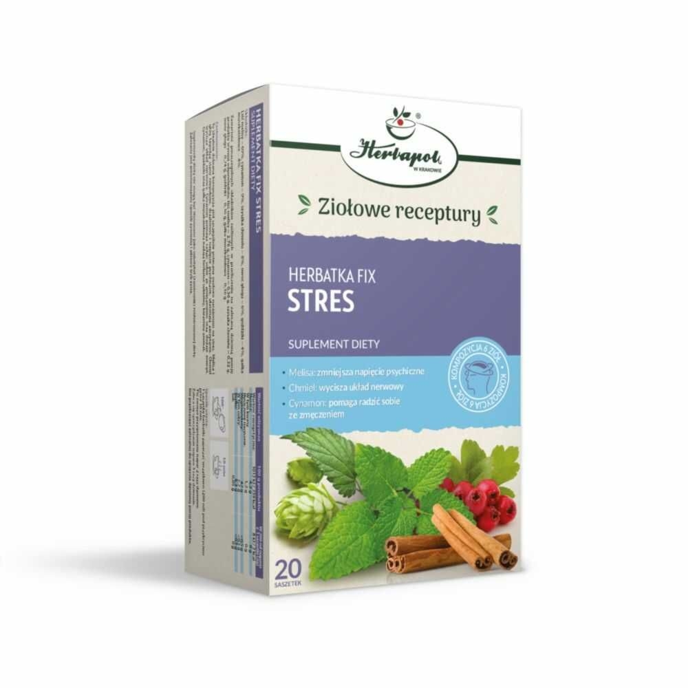 Herbatka STRES FIX 40 g (20x 2 g) - Herbapol Kraków