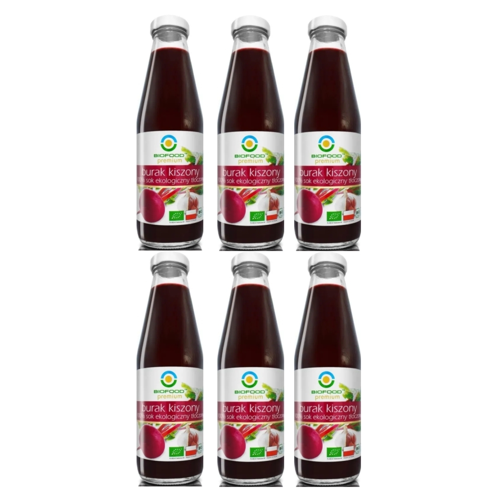 6 x Sok Z Buraka Kiszony Duży Bio 500 ml - Bio Food