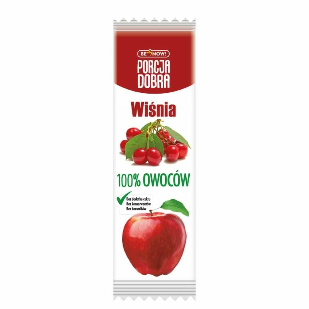 Przekąska Jabłko and  Wiśnia Bez Dodatku Cukru 16 g - Porcja Dobra