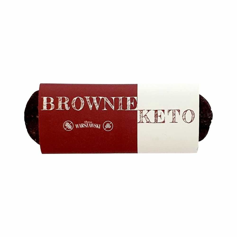 Baton Brownie KETO 50 g - Baton Warszawski