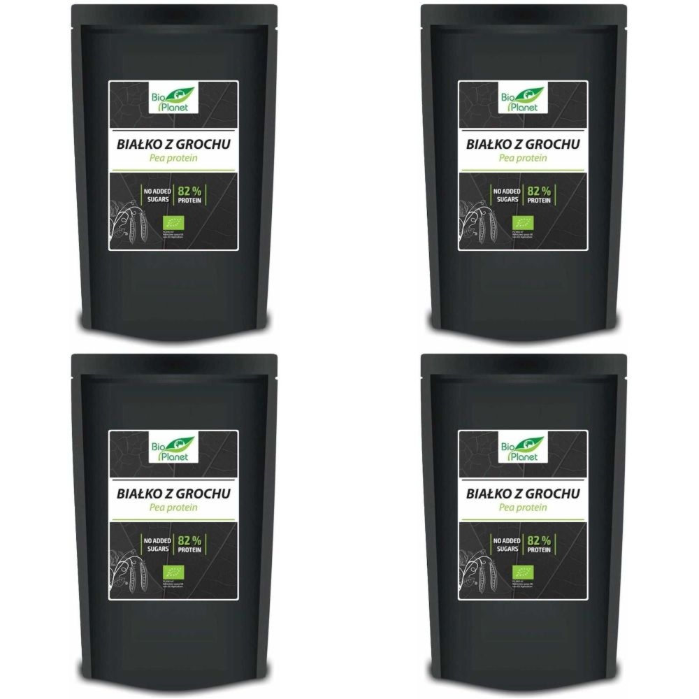 4 x Białko z Grochu w Proszku Bio 500 g - Bio Planet