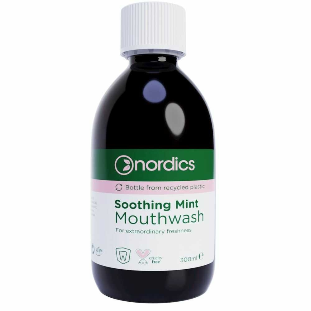 Płyn Do Płukania Jamy Ustnej Soothing Mint 300 ml - Nordics