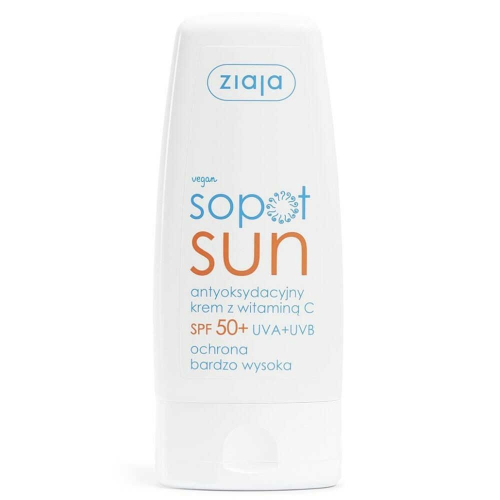 Antyoksydacyjny Krem z Witaminą C SPF 50+ Sopot Sun 50 ml - Ziaja