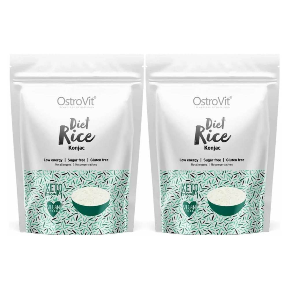 2 x Makaron Konjac Diet Rice 400 g Keto Friendly (250 g) - OstroVit