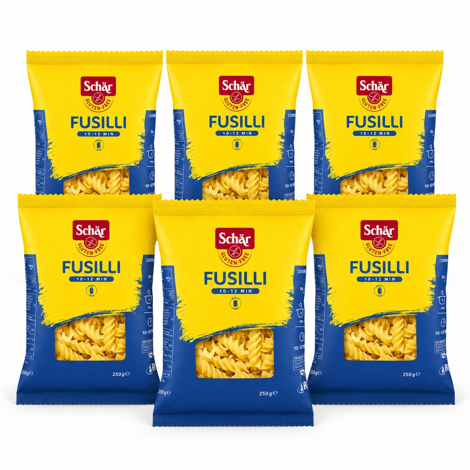 6 x Makaron Fusilli Bezglutenowy 250 g - Schar