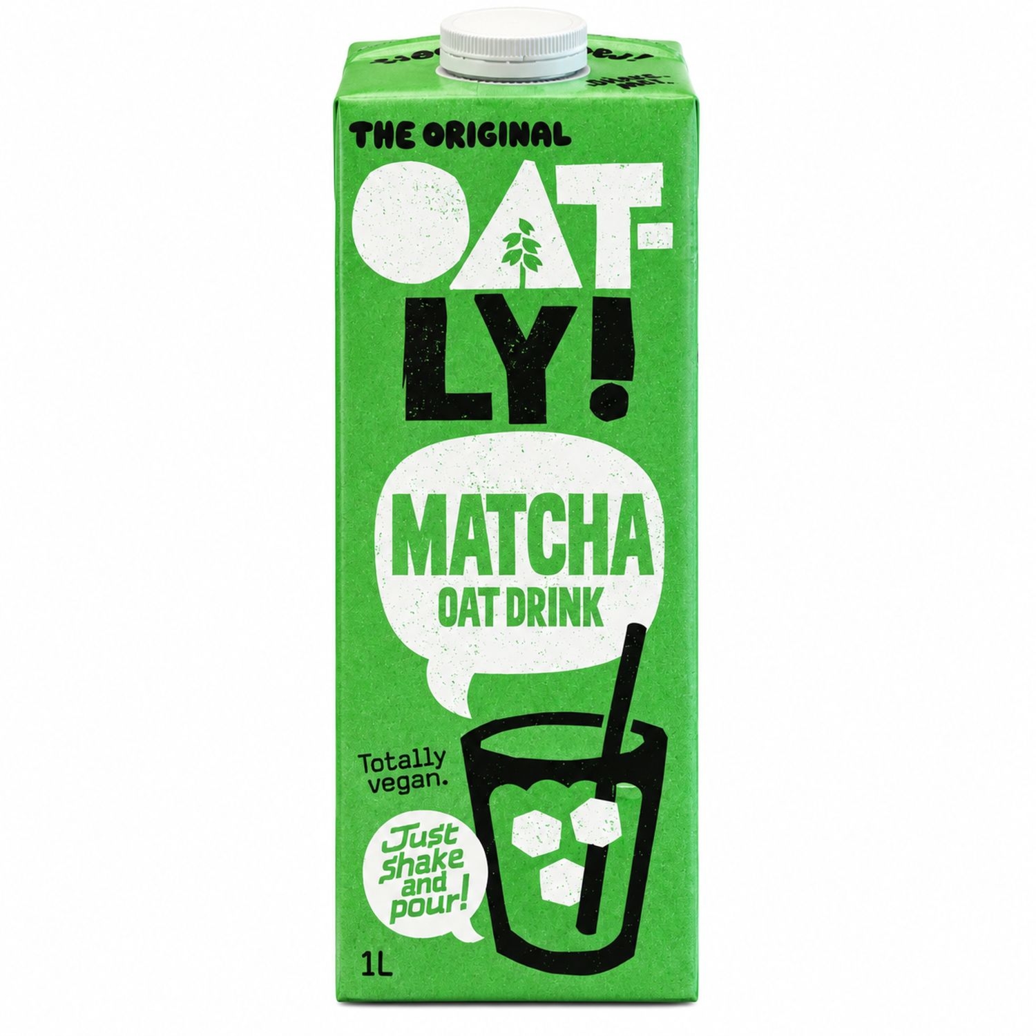 Napój Owsiany z Matchą z Dodatkiem Wapnia 1 l - Oatly