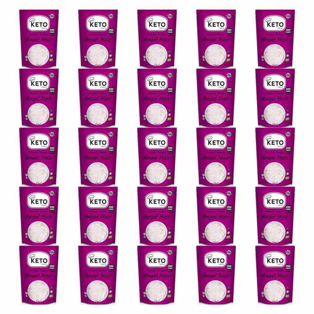 25 x Makaron Konjac Angel Hair Bio 270 g (200 g) - Keto Chef