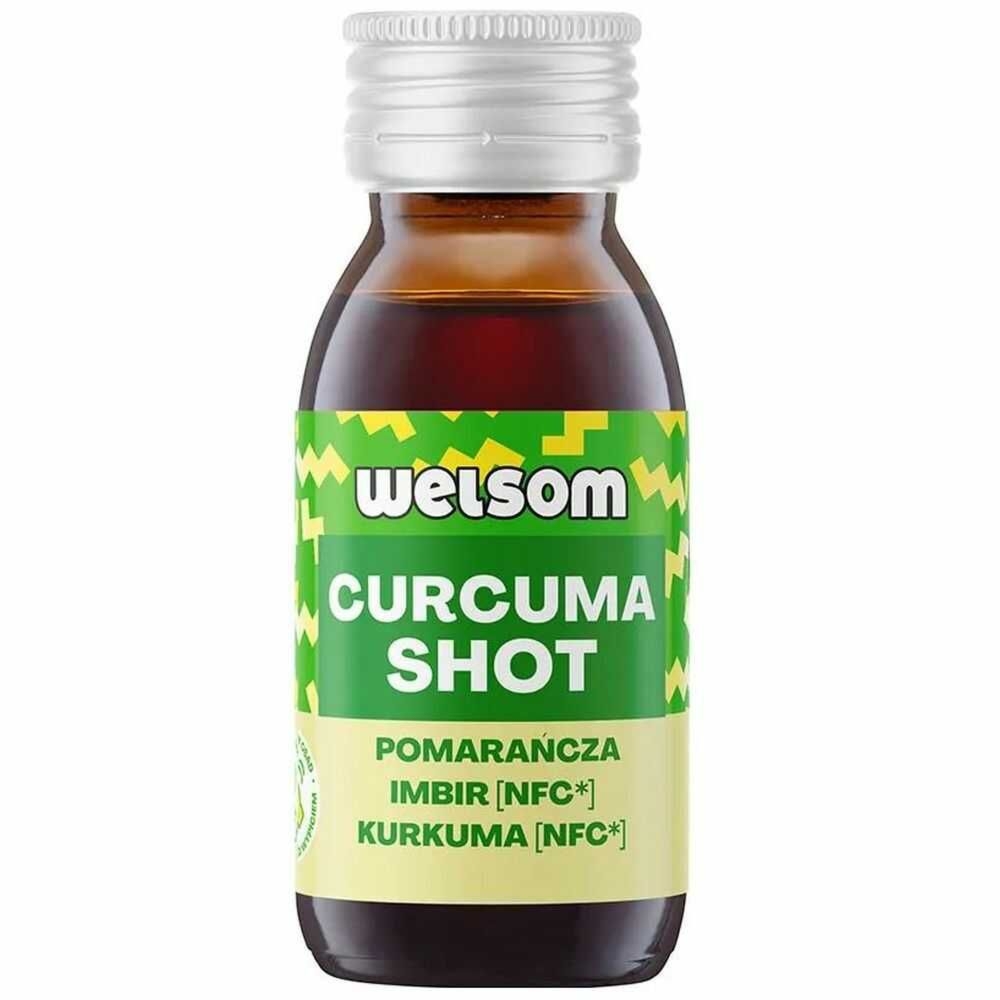 Shot Curcuma (Pomarańcza, Imbir, Kurkuma) 60 ml - Welsom