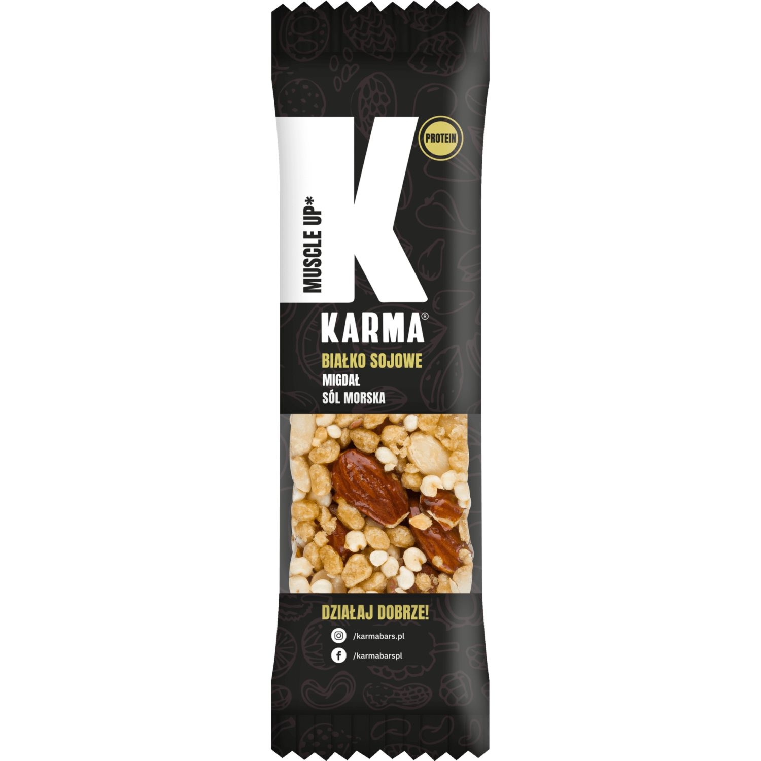 Baton Proteinowy MUSCLE UP 40 g - Karma