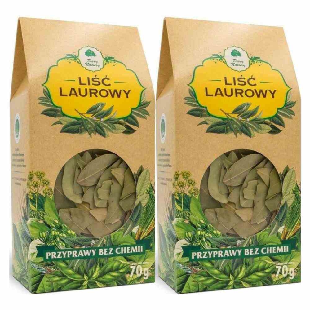 2 x Liść Laurowy 70 g - Dary Natury - Liście Laurowe Duża Paka