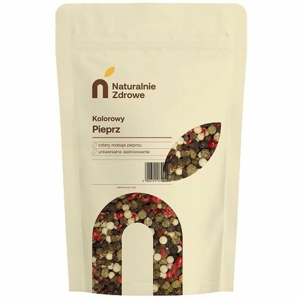 Pieprz Kolorowy Ziarno 100 g - Naturalnie Zdrowe