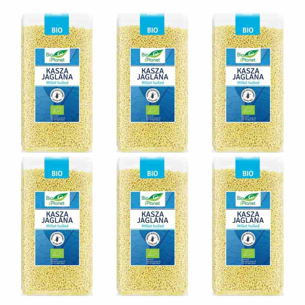6 x Kasza Jaglana Bezglutenowa  Bio 500 g - Bio Planet