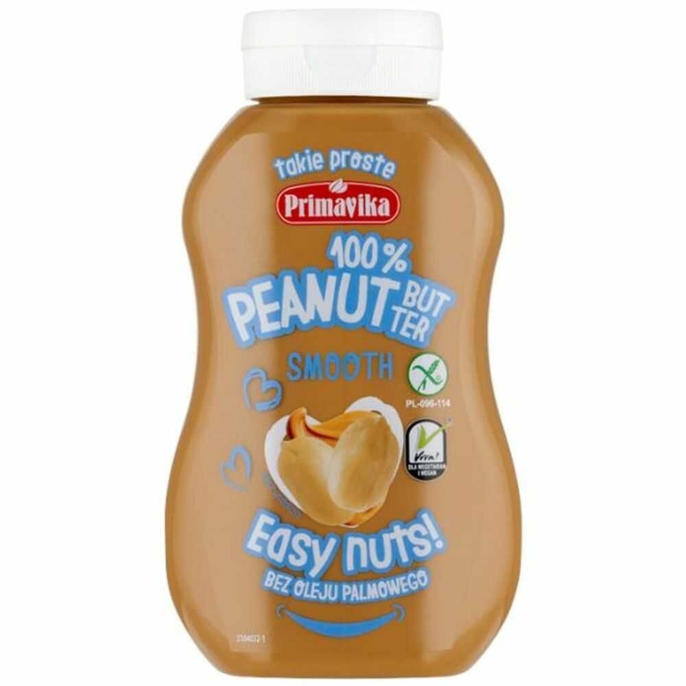 Pasta Orzechowa Smooth 100% Bezglutenowa Easy Nuts 270 g - Primavika