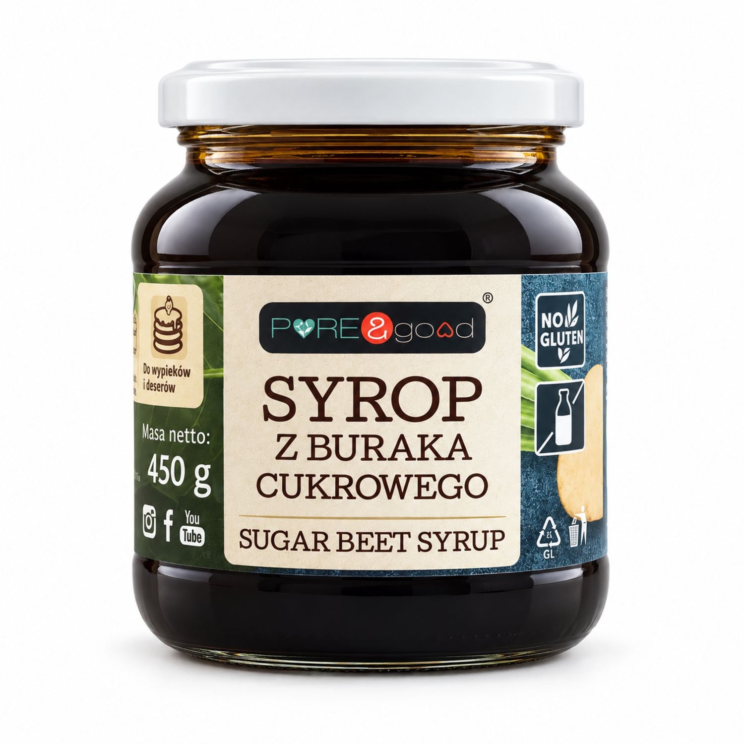 Syrop z Buraka Cukrowego 450 g - PURE&good