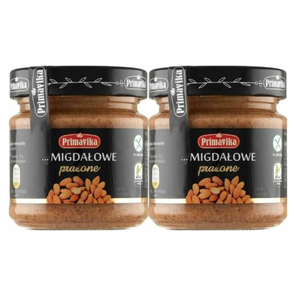 2 x Pasta z Migdałów Prażonych 185 g Primavika