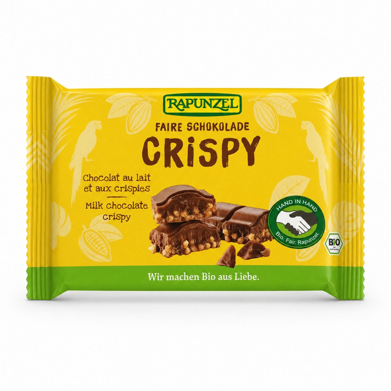 Czekolada Mleczna z Chrupkami Zbożowymi BIO 100 g - Rapunzel