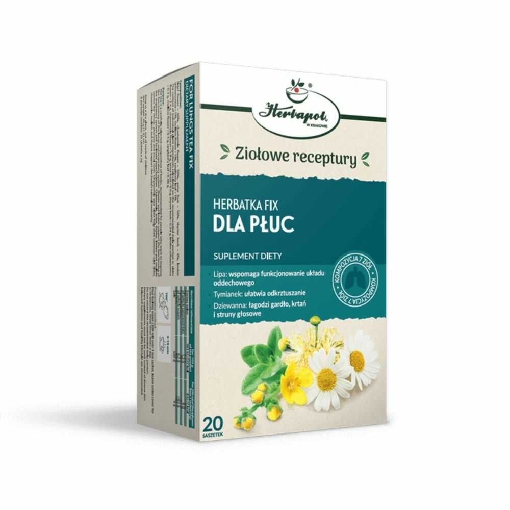 Herbatka Dla Płuc FIX 40 g (20x 2 g) - Herbapol Kraków