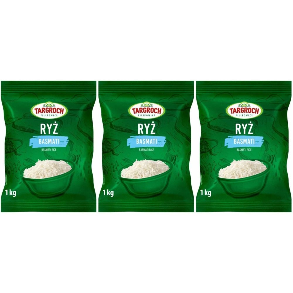 3 x Ryż Basmati 1 kg - Targroch