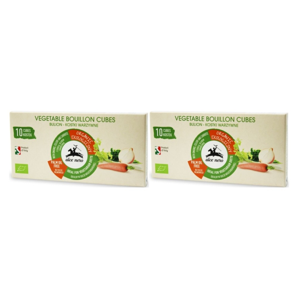 Zestaw 2 x Kostki Warzywne Bio 100 g - Alce Nero