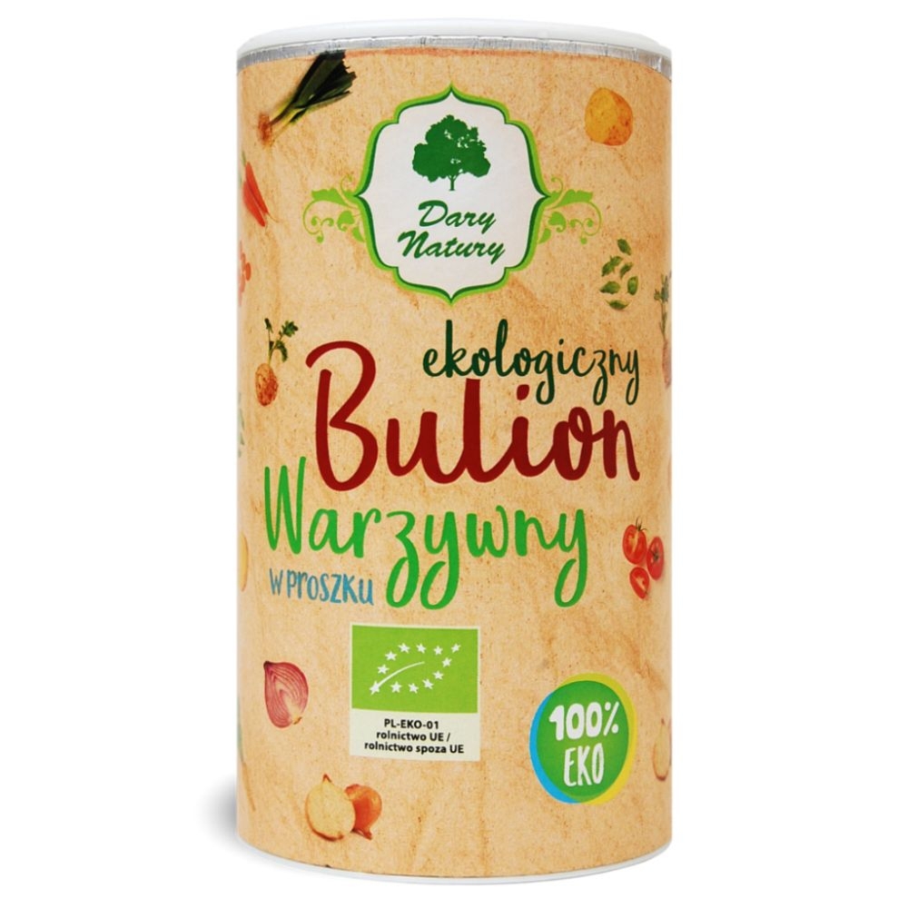 Bulion Warzywny w Proszku Eko 200 g - Dary Natury