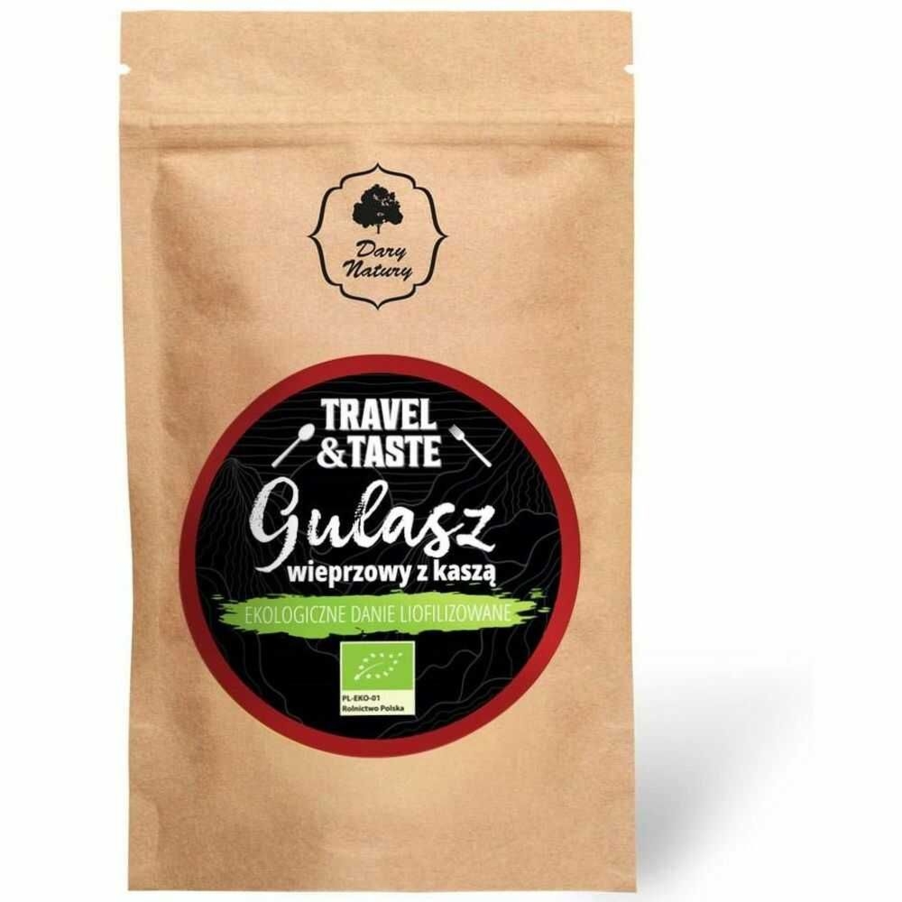 Gulasz Wieprzowy z Kaszą Danie Liofilizowane Eko 85 g - Dary Natury