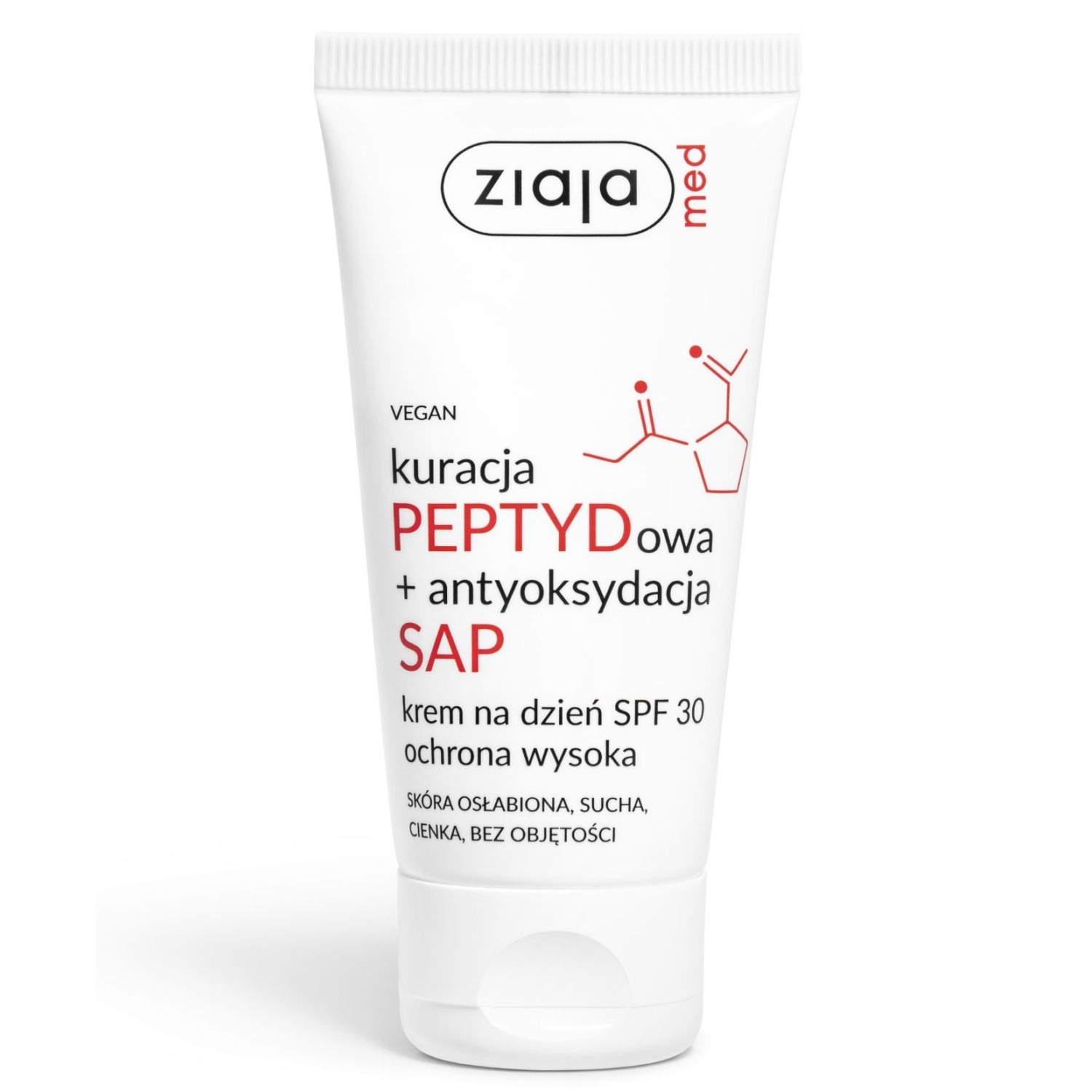 Krem na Dzień SPF30 KURACJA PEPTYDOWA 50 ml - Ziaja MED