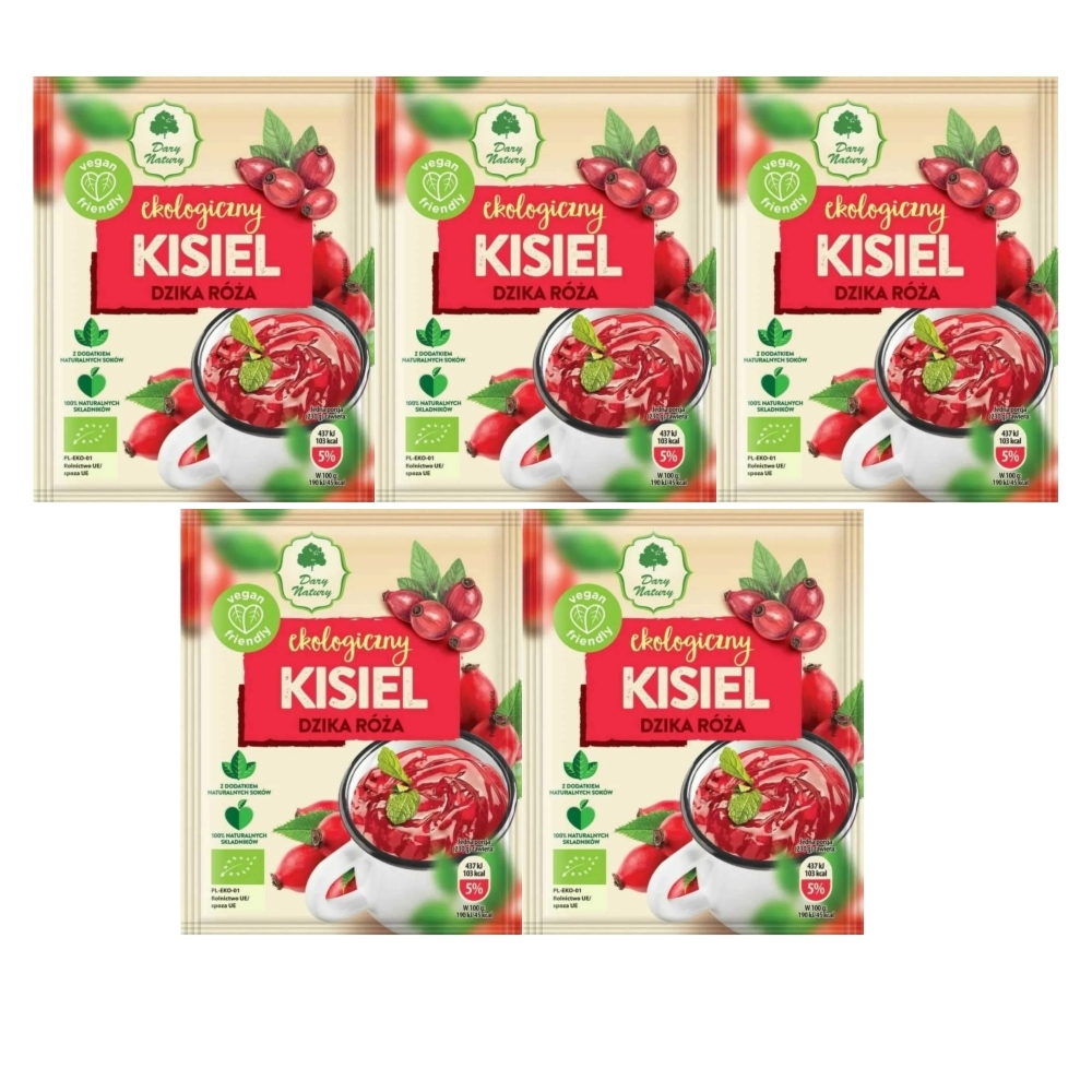 5 x Kisiel Dzika Róża EKO 30 g - Dary Natury