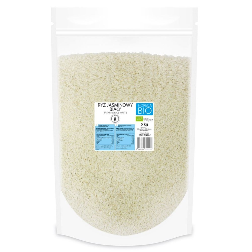 Ryż Jaśminowy Biały Bezglutenowy Bio 5 kg - HORECA