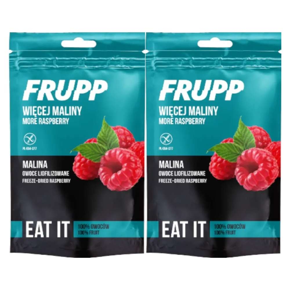 2 x Owoce Liofilizowane Malina 15 g - Frupp