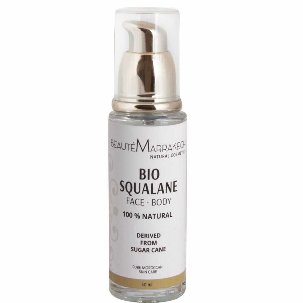 Bio Skwalan z Trzciny Cukrowej do Twarzy i Pod Oczy 30 ml - Beaute Marrakech