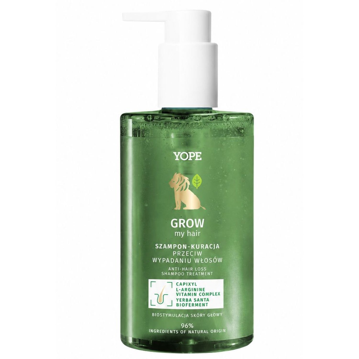 GROW MY HAIR Szampon- Kuracja Przeciw Wypadaniu Włosów 300 ml - Yope