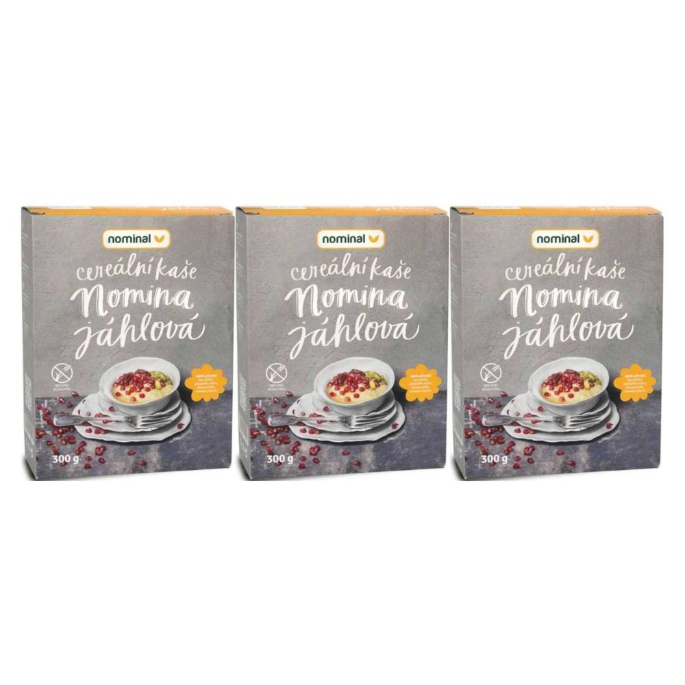 3 x Kaszka Instant Jaglano - Kukurydziana 300 g - Nominal